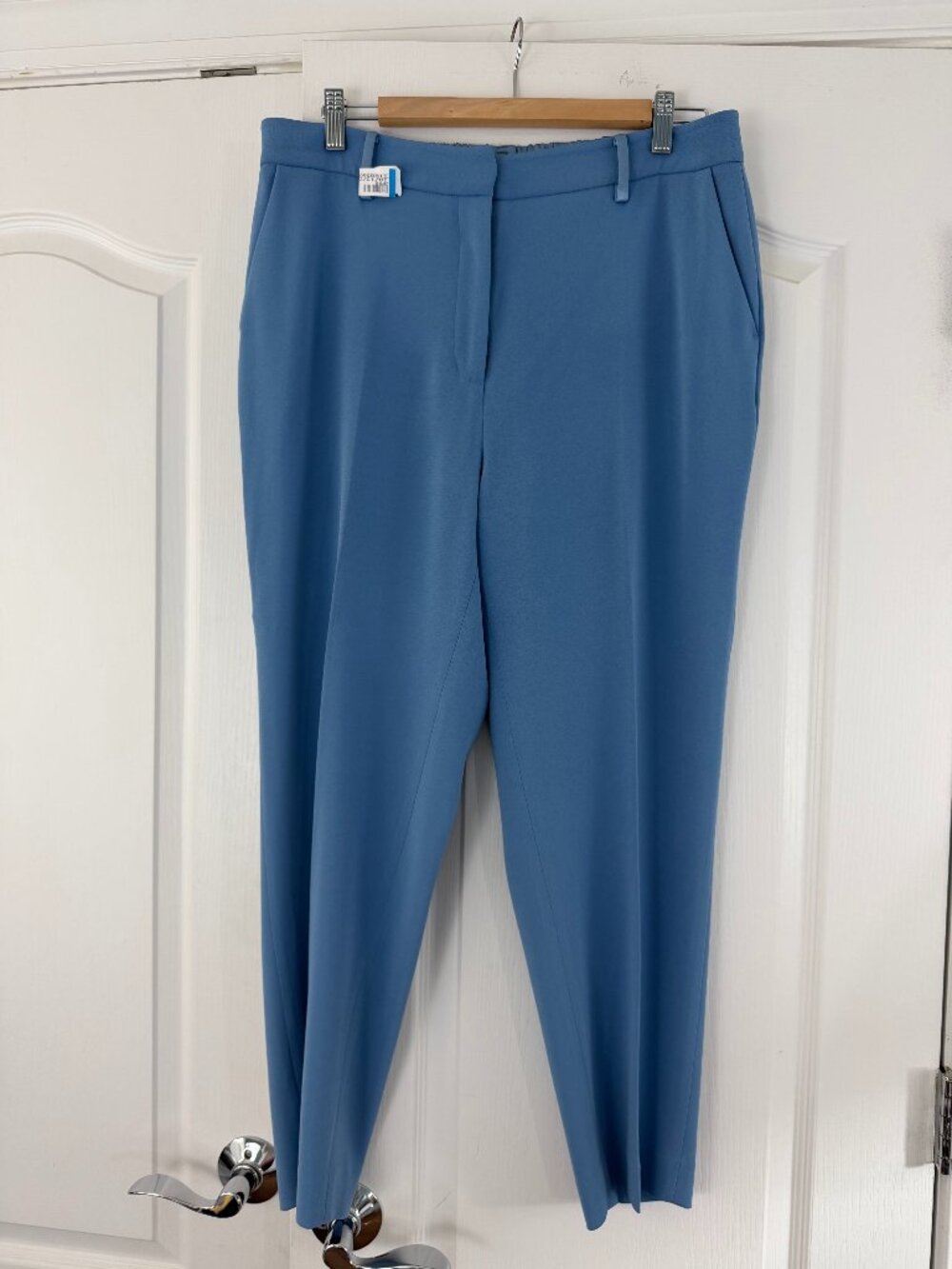 The Fold London Dusty Blue Trousers Size UK14/US10 3135